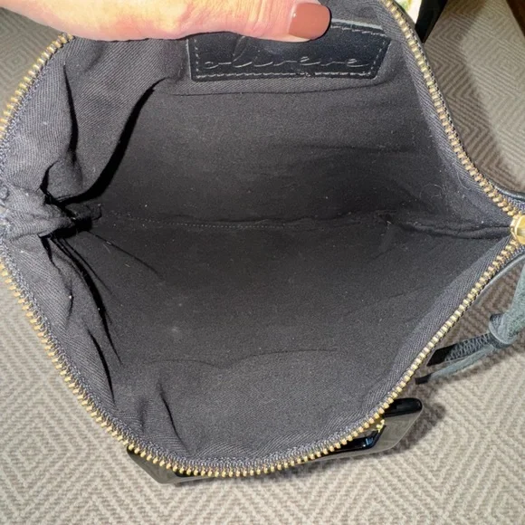 Oliveve Black Leather Purse with Blue & Green Snakeskin - Picture 7 of 7